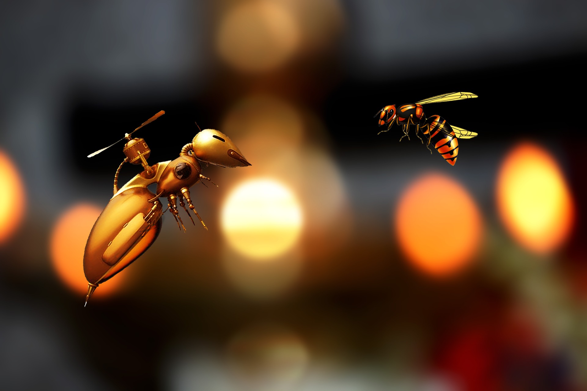 蜜蜂, 抽象, 昆虫