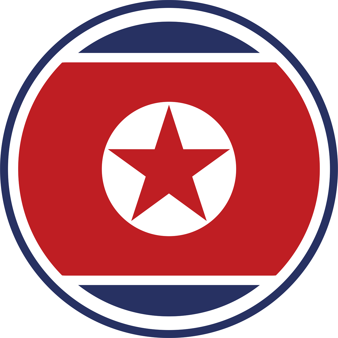 北朝鲜国旗, 符号, 环路