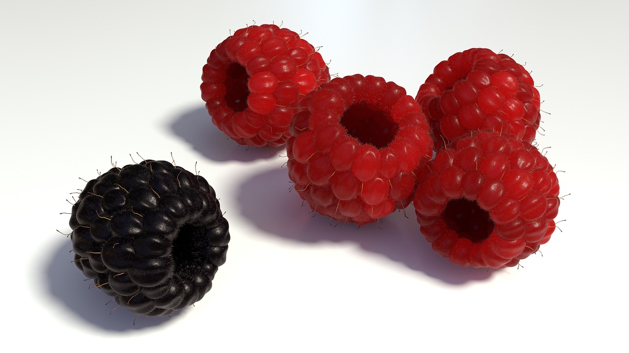 山莓, 浆果, 水果