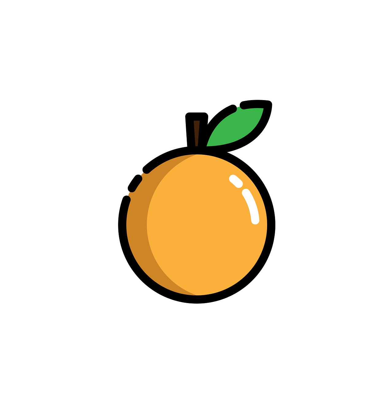 橙色, 水果, 图标
