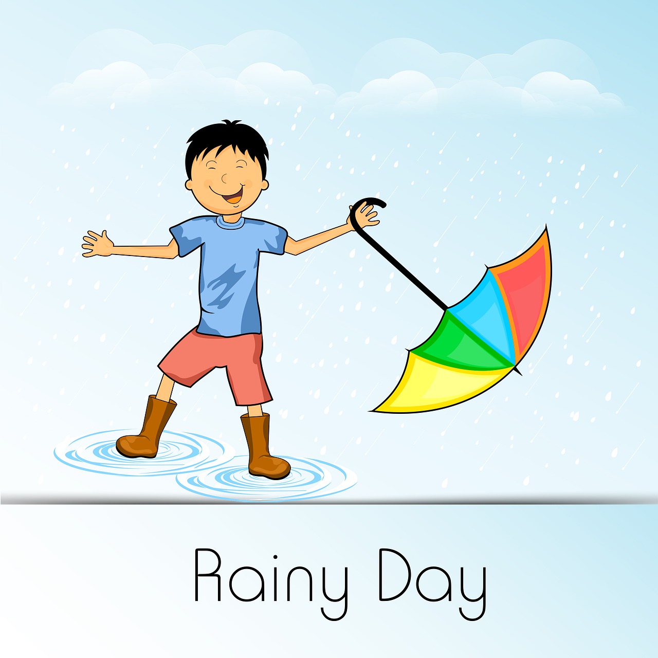 伞, 雨, 天气