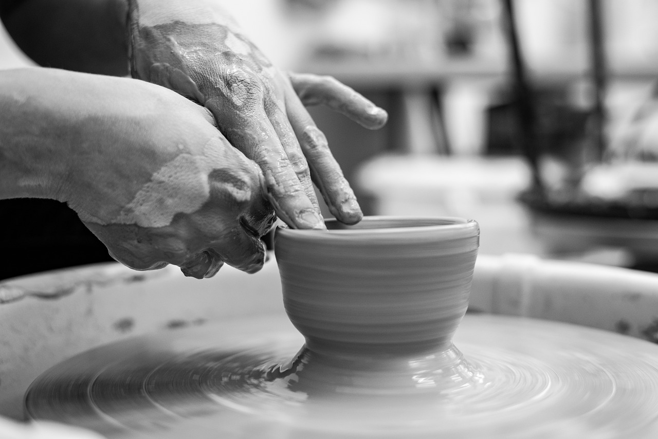 陶器, 手工, 粘土