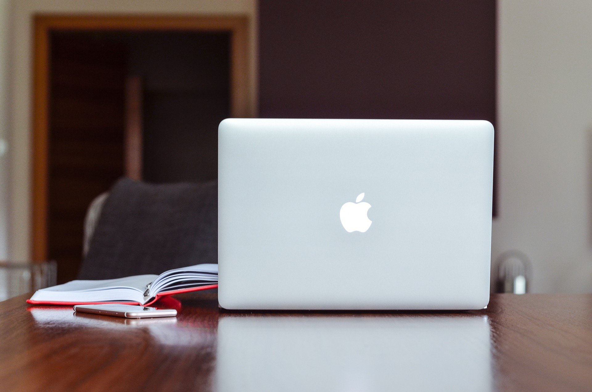 苹果, macbook, 笔记本