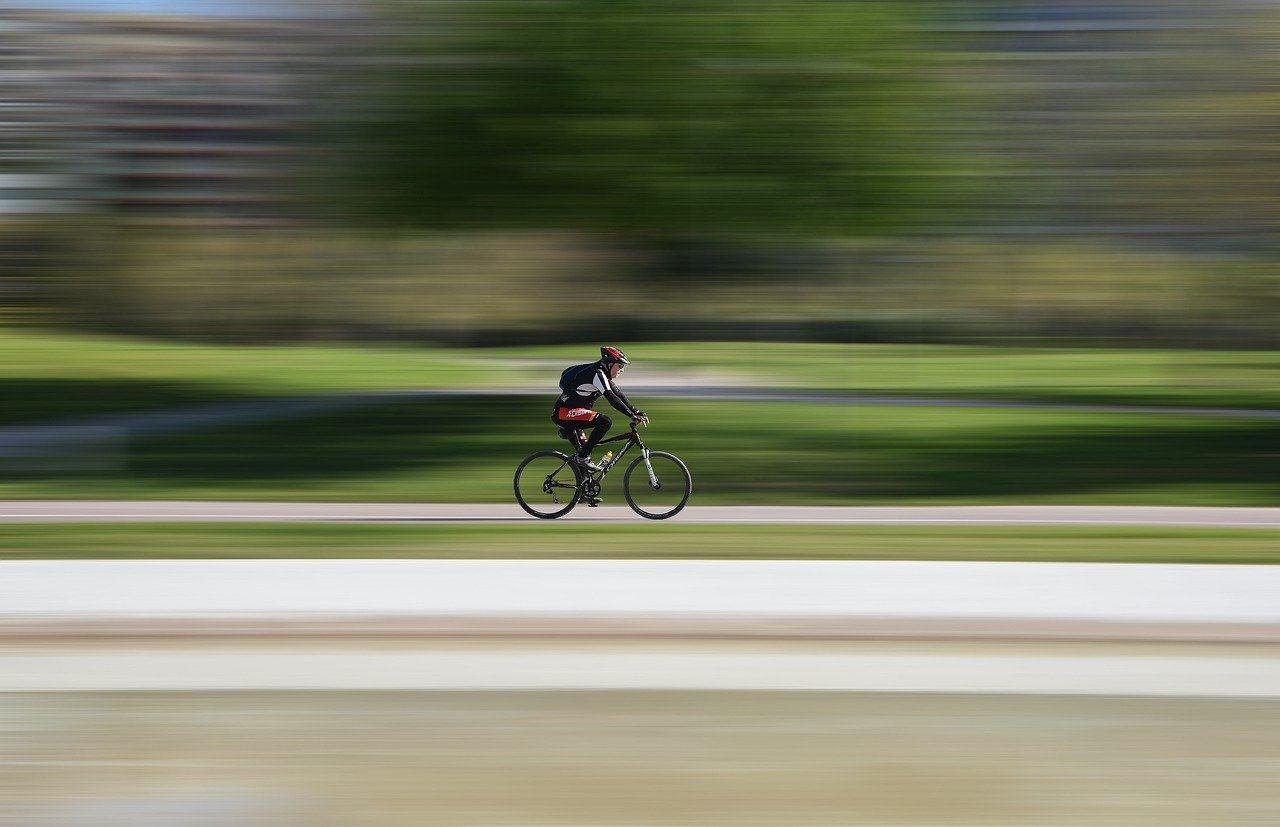 比赛, 骑单车的男子, 速度