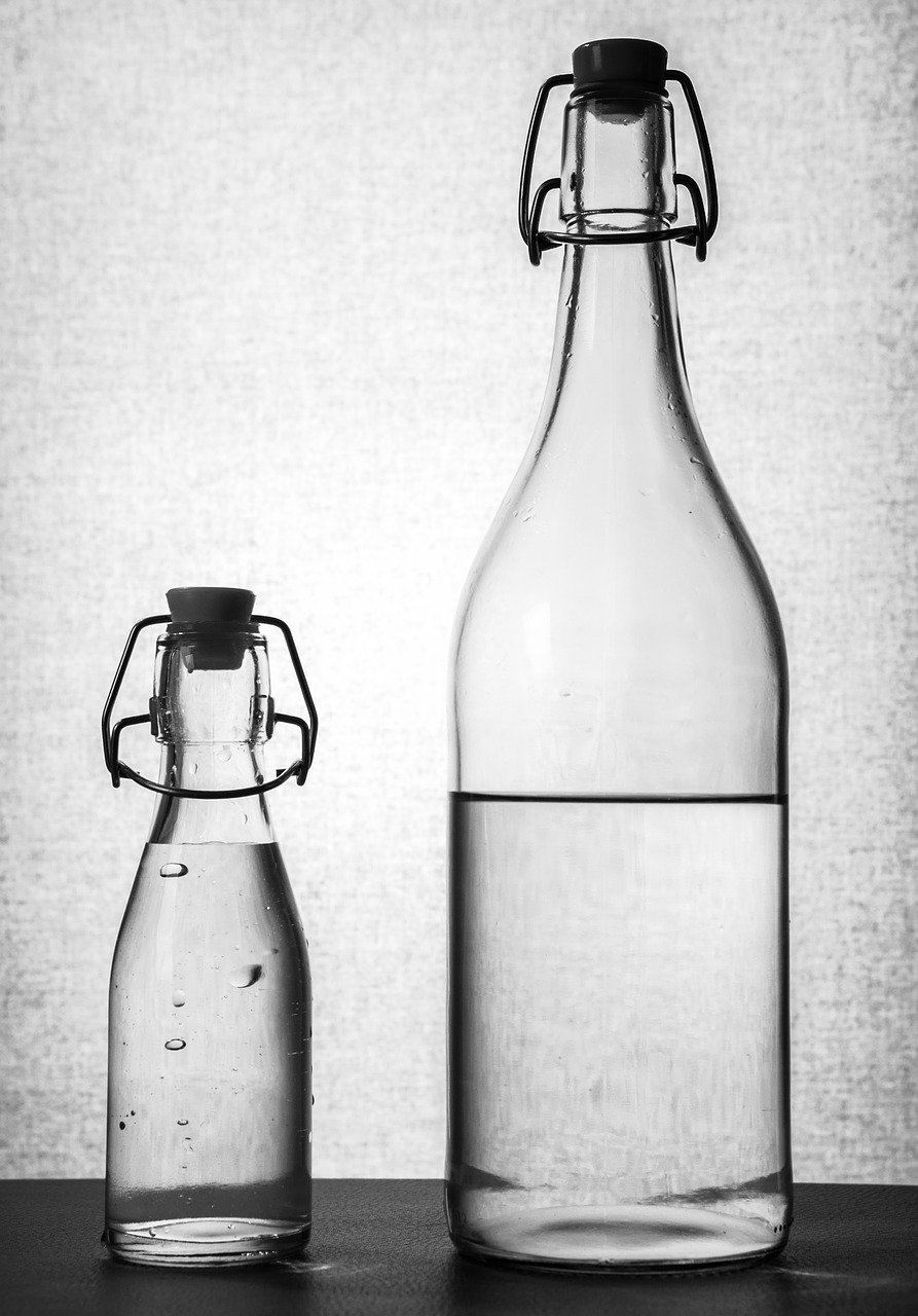 瓶水, 水, 瓶