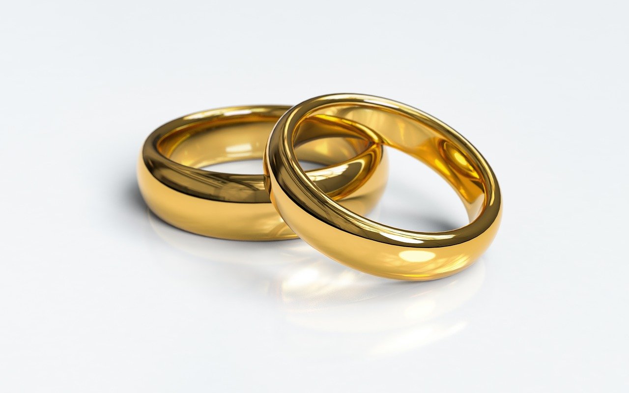 结婚戒指, 订婚戒指, 婚礼