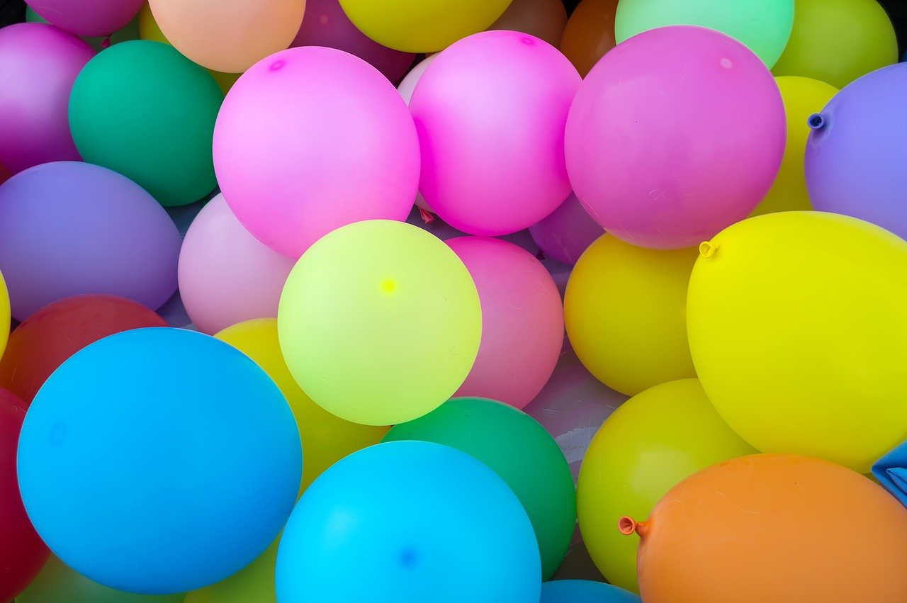 气球, 颜色, 庆典