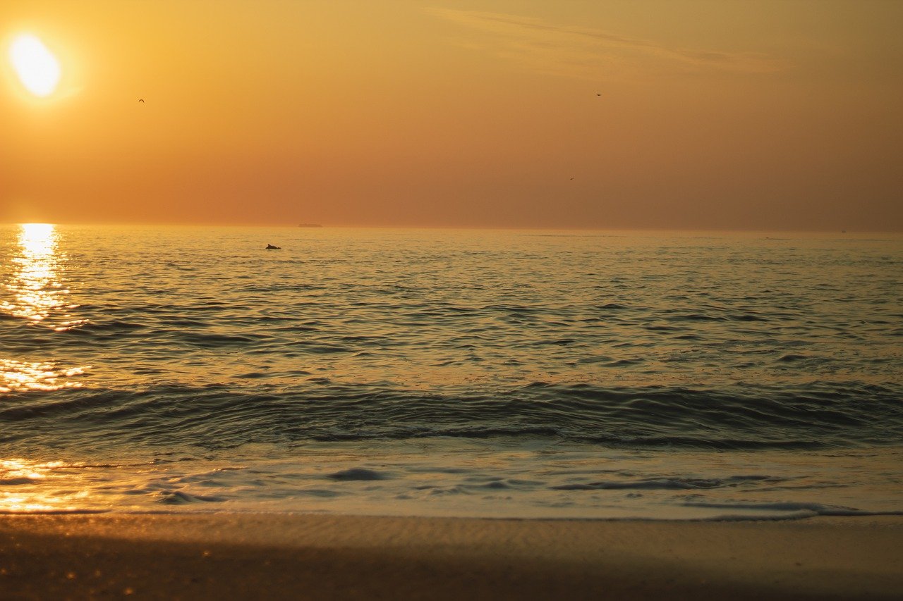 日出, 太阳, 海滩