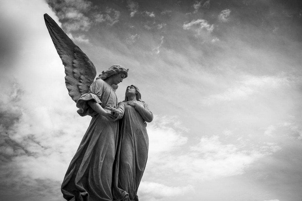 天使, 雕塑, 公墓