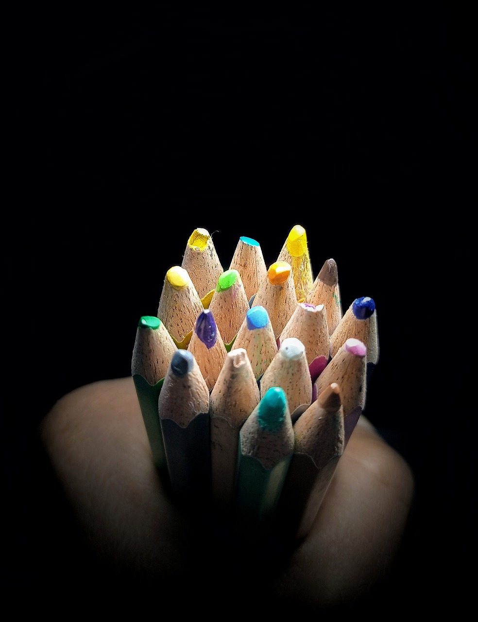 彩色铅笔, 铅笔, 颜色