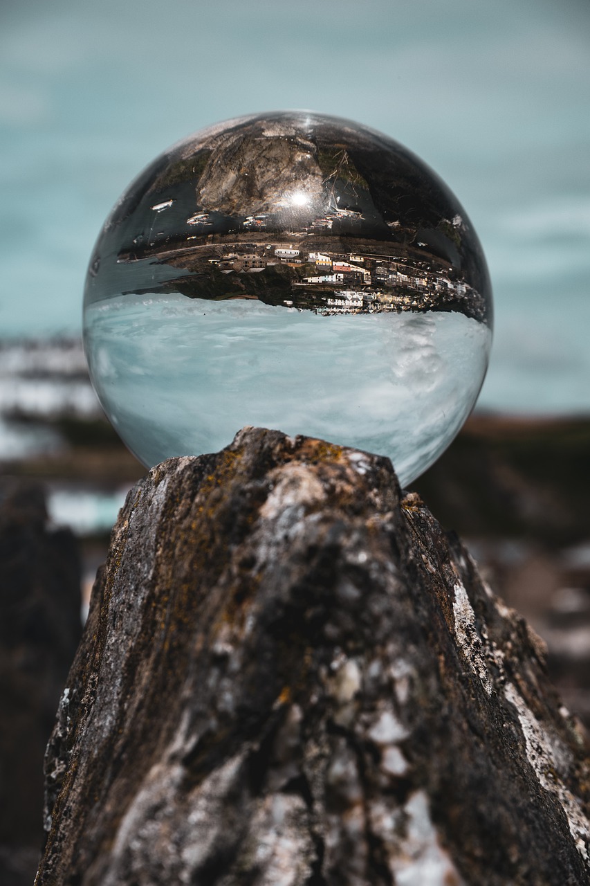 水晶球, 镜头球, 海洋
