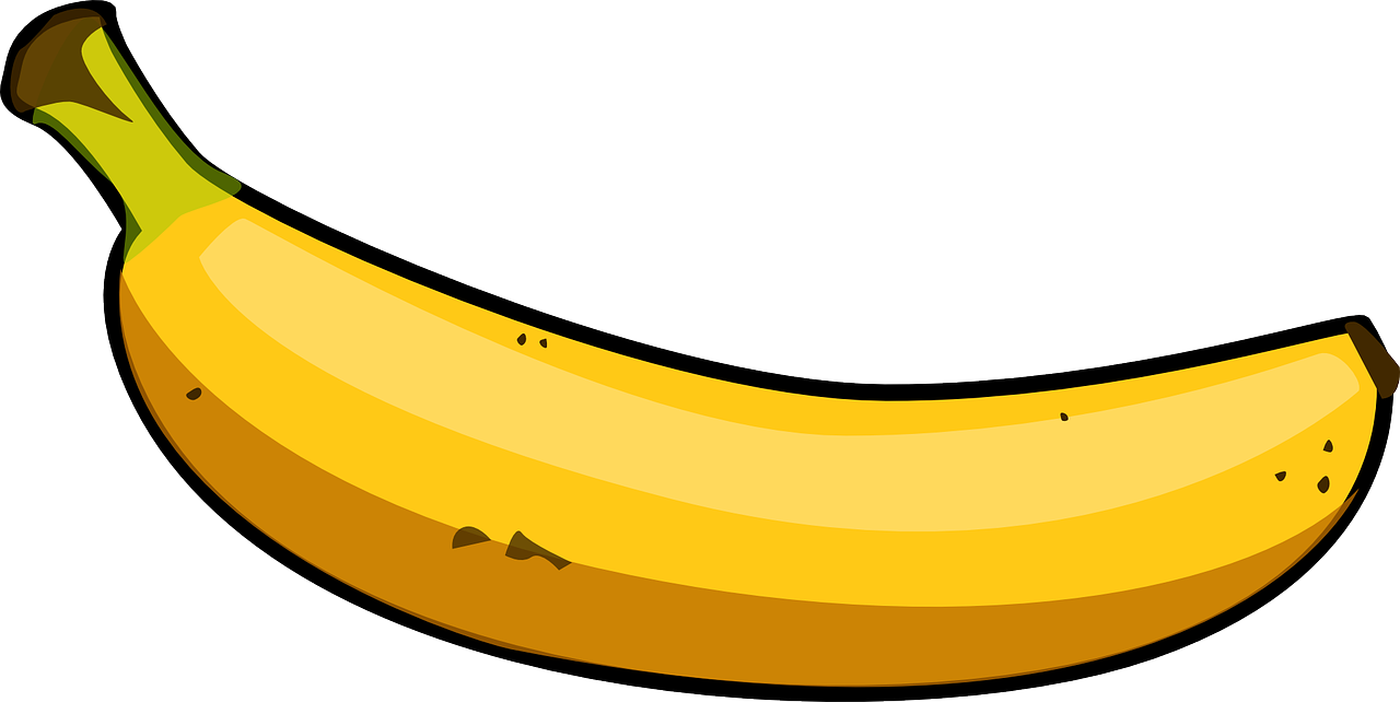 香蕉, 黄色, 水果