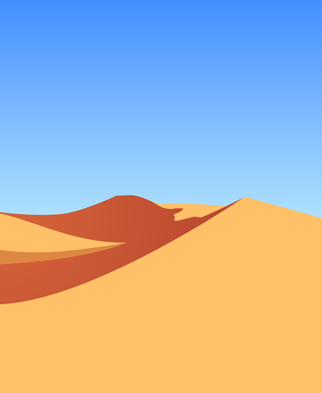 景观, 沙漠, 沙