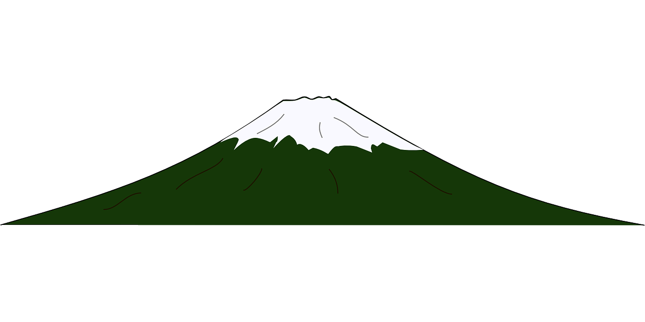 火山, 富士, 山