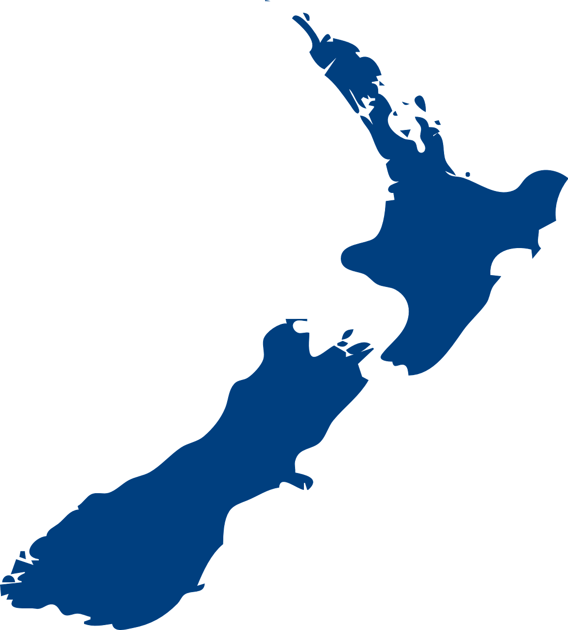 新西兰, 奥特罗阿, 地图