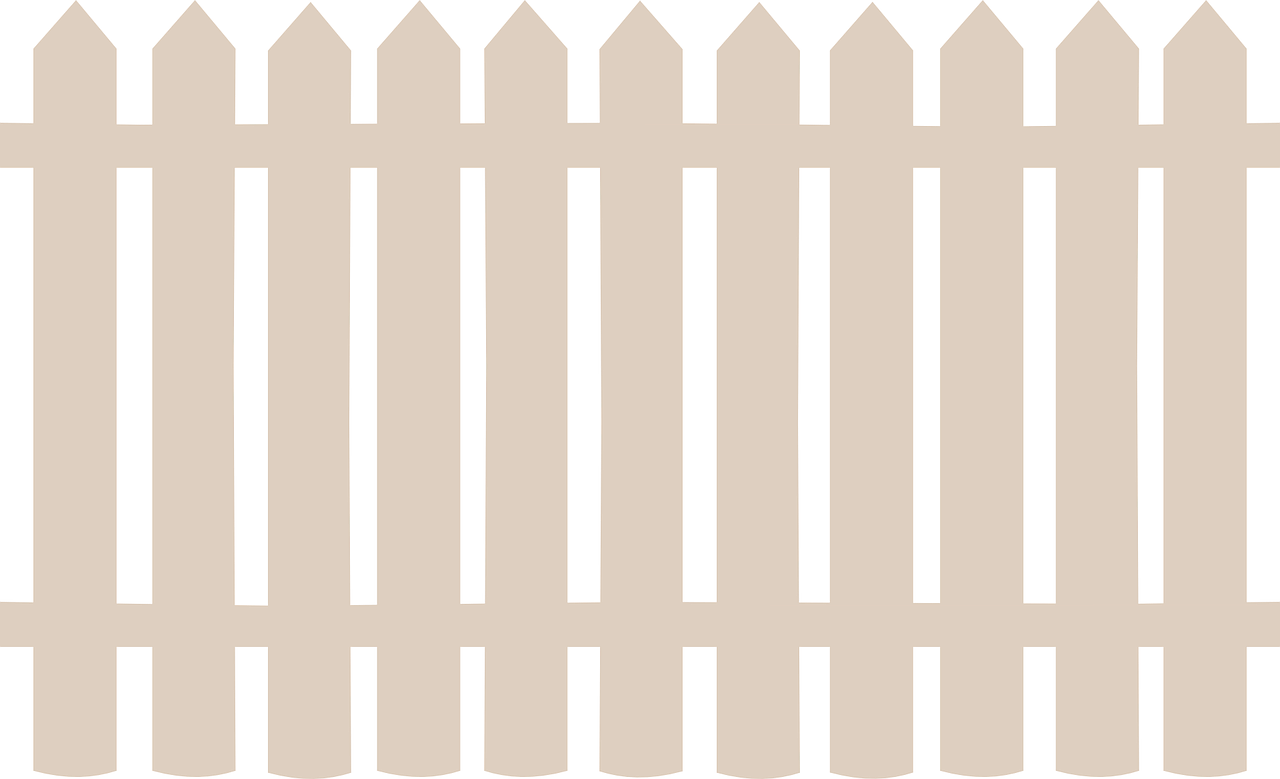 篱笆, 木, 屏障
