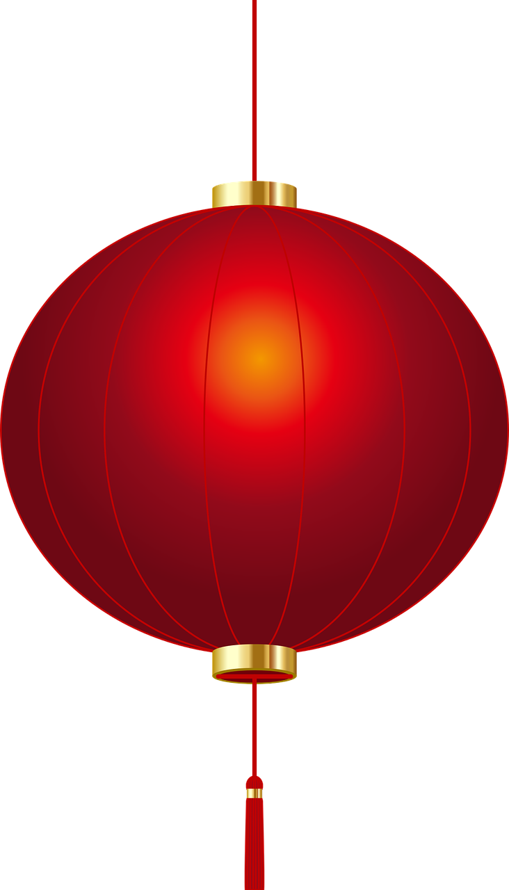春节, 红灯笼, 中国新年