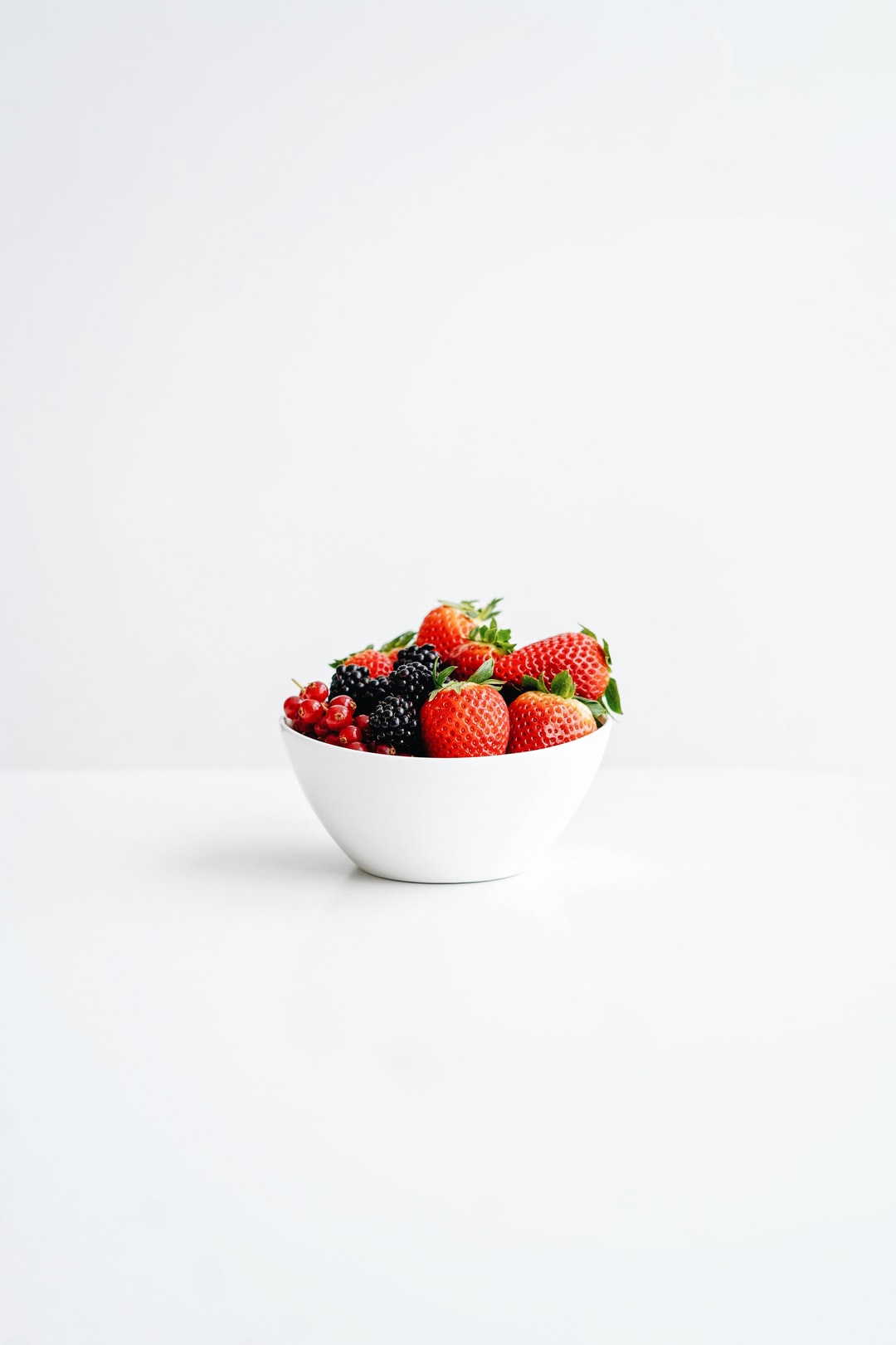 陶瓷碗,草莓,白色