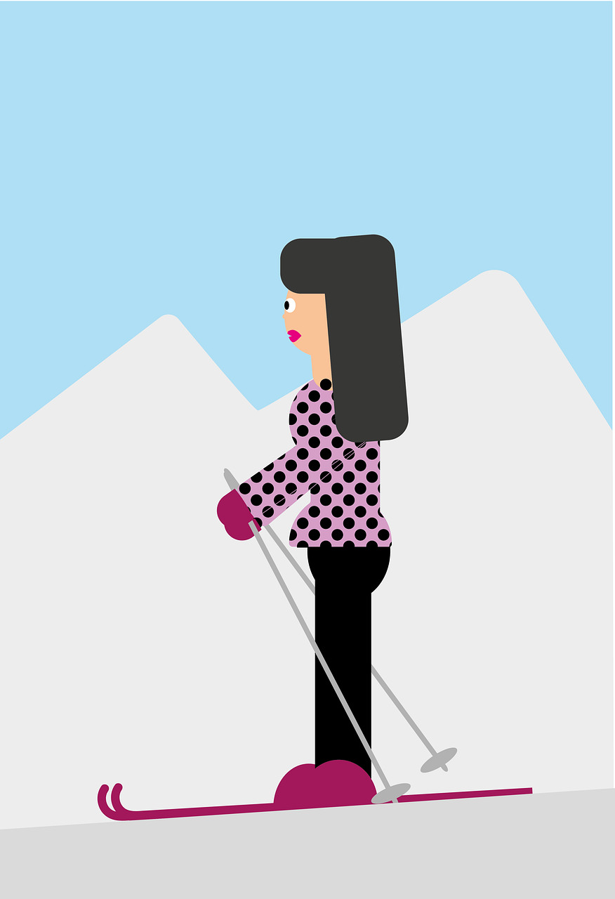 女子, 滑雪, 滑雪者