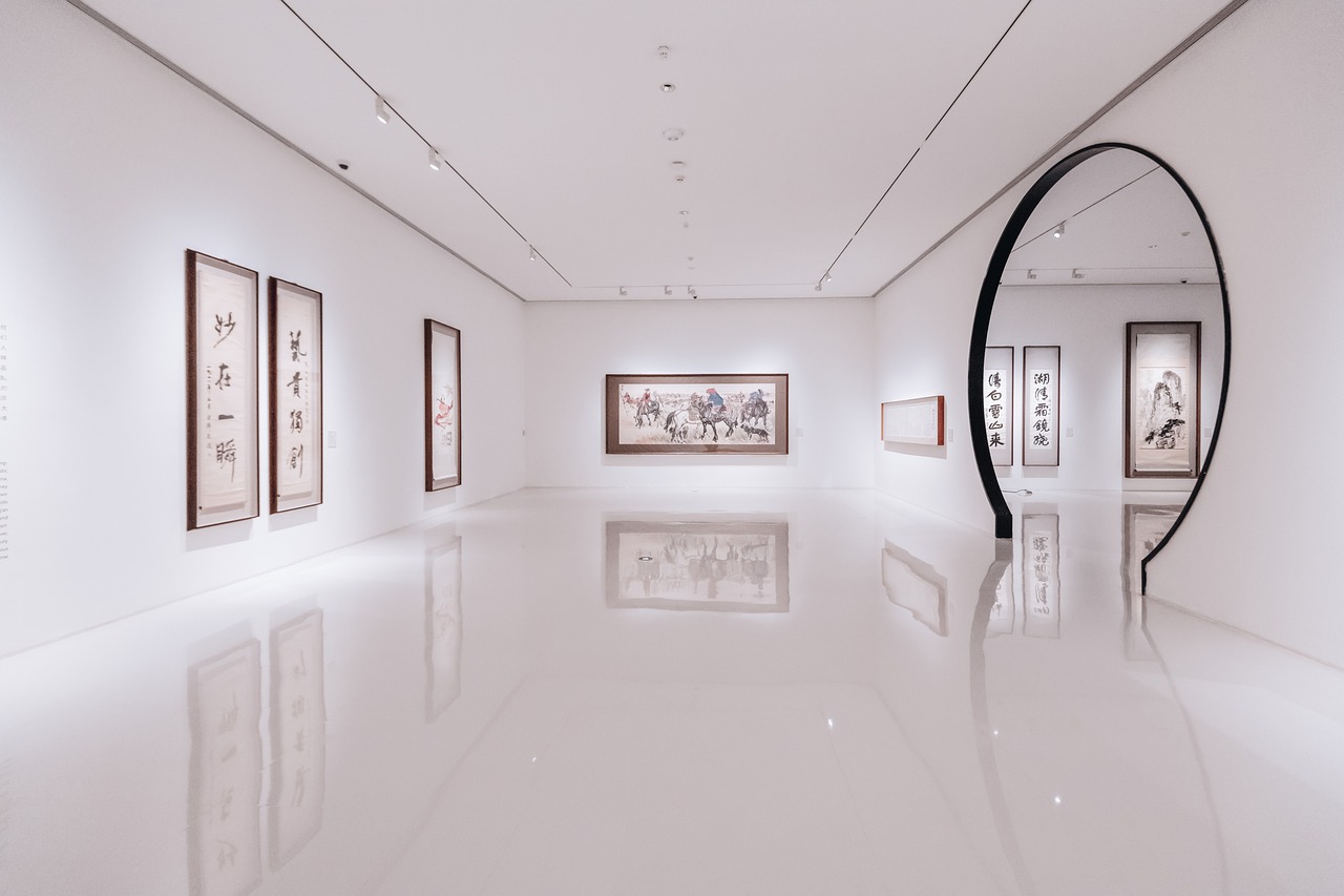 艺术画廊, 白, 结构