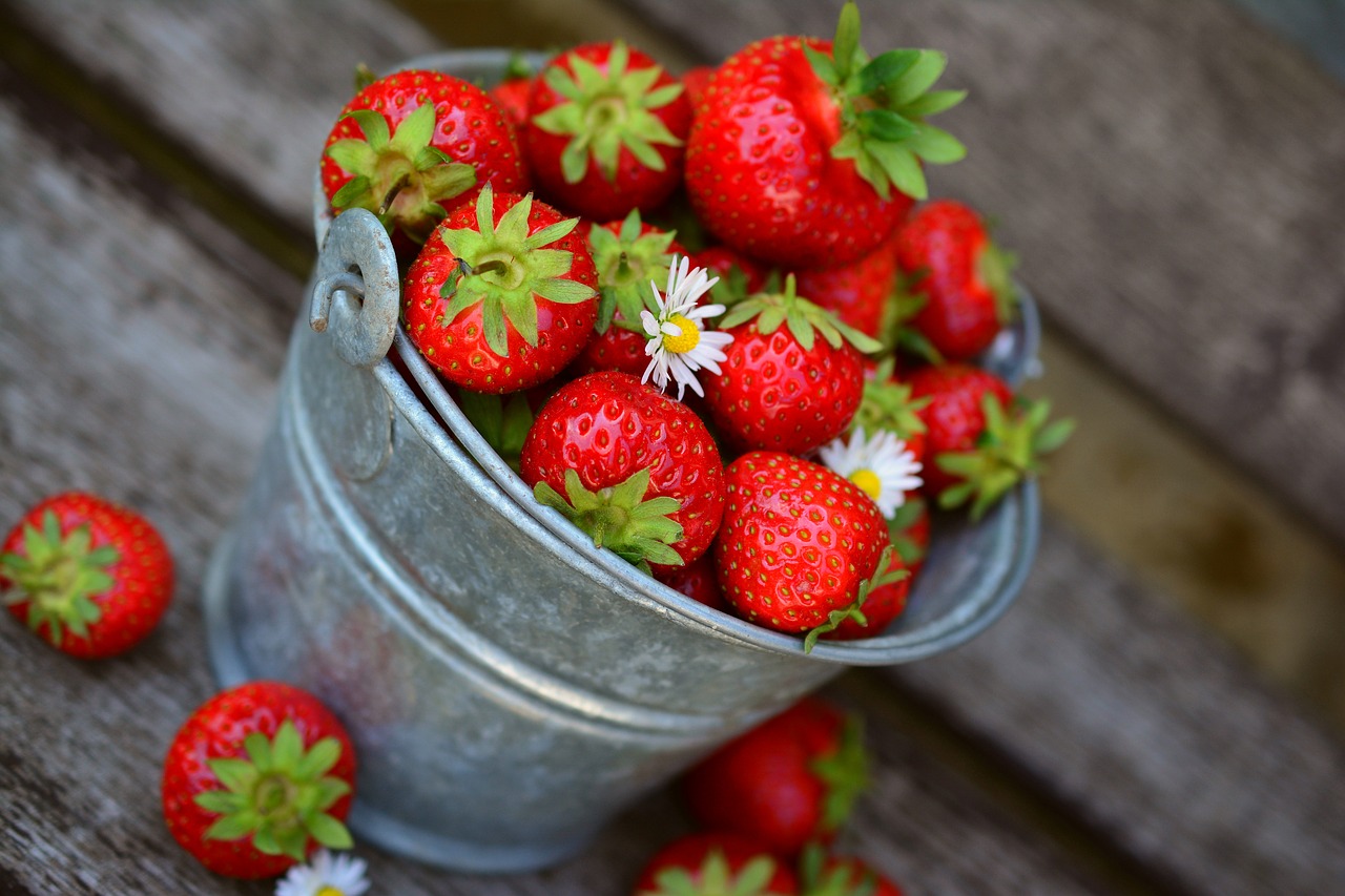 草莓, 水果, 美味