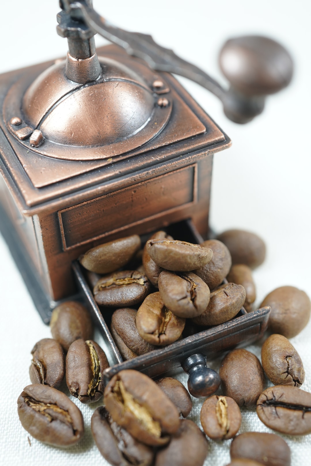 棕色,咖啡机,咖啡豆,压