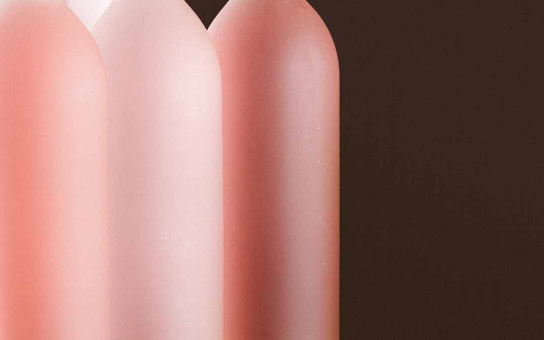 酒瓶,抽象图,蜡烛,粉色,